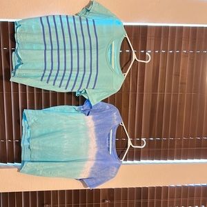2 Vineyard Vine surf tees with matching shorts